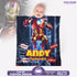 Personalized Iron Baby Blanket – Superhero Style for Your Little Star | Custom Name & Birthdate